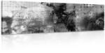 Dovido Tablou pictură modernă medială în design alb-negru - 150x50