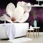 Dovido Tapet floare de magnolie pe fundalul abstract - 147x99