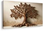 Dovido Tablou arborele vieții cu frunze și rădăcini - 40x30
