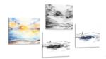 Dovido Set tablouri în combinații interesante de pictură în ulei - 4x 60x60