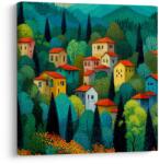 Dovido Tablou sat liniștit în munți - 30x30