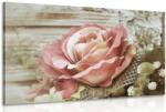 Dovido Tablou trandafir roz vintage - 150x100