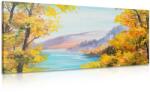 Dovido Tablou pictură în ulei a lacului de munte - 80x40