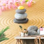 Dovido Fototapet piramida pietrelor Zen - 294x270