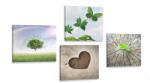 Dovido Set tablouri colțuri unice ale naturii - 4x 60x60