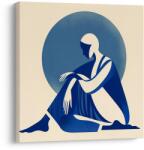 Dovido Tablou meditație în nuanțe de albastru - 20x20