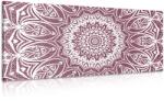 Dovido Tablou Mandala armonie pe un fundal roz - 140x70