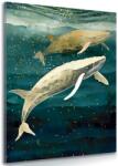 Dovido Tablou balene în ocean - 30x40