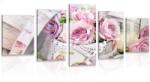 Dovido Tablou 5-piesestilul vintage romantic - 100x50