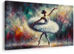 Dovido Tablou balerină în rochie albă - 40x30