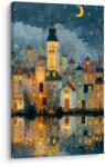 Dovido Tablou noapte de iarnă magică în oraș - 100x150