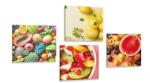 Dovido Set tablouri fructe suculente - 4x 40x40
