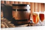 Dovido Tablou bere cu butoi de bere - 40x30