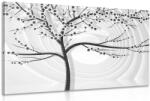 Dovido Tablou copac modern pe fundal abstract alb-negru - 90x60