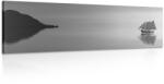Dovido Tablou velier în design alb-negru - 120x40