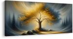 Dovido Tablou copacul vieții magic în ceață - 200x100
