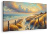Dovido Tablou drum printre dune spre mare - 90x60