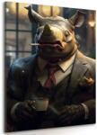 Dovido Tablou animal gangster rinocer - 40x60
