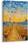 Dovido Tablou orașul strălucitor seara - 30x40