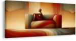 Dovido Tablou armonie abstractă de linii - 140x70