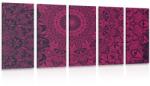Dovido Tablou 5-piese Mandala elegantă - 150x75