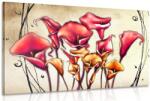 Dovido Tablou flori roșii calla lily - 150x100