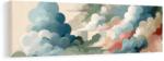 Dovido Tablou cer abstract plin de forme și culori - 90x30