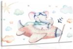 Dovido Tablou elefant pe un avion - 40x30