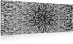 Dovido Tablou ornament etnic unic în design alb-negru - 140x70