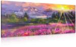 Dovido Tablou pictură în ulei peisajul multicolor - 200x100