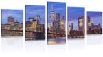 Dovido Tablou 5-piese pod din Brooklyn - 150x75