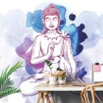 Dovido Tapet autoadeziv ilustrația lui Budha - 196x132