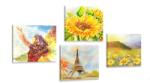 Dovido Set tablouri cu atingere de libertate - 4x 60x60