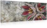 Dovido Tablou flori cu perle - 80x40