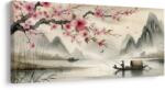 Dovido Tablou pescuit liniștit în Asia - 100x50