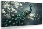 Dovido Tablou păuni cu flori - 40x30
