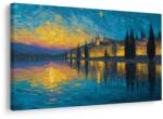 Dovido Tablou strălucirea nopții deasupra lacului - 30x20