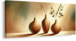 Dovido Tablou vaze aurii cu frunze - 100x50