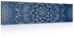 Dovido Tablou Mandala albastră cu model abstract - 90x30