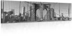 Dovido Tablou podul Manhattan în New York alb-negru - 135x45
