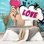 Dovido Tapet autoadeziv cu design pop art - LOVE - 539x363