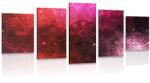 Dovido Tablou 5-piese Mandala cu fundal galactic - 150x75