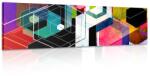 Dovido Tablou ornament geometric viu colorat - 150x50