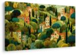Dovido Tablou peisaj pitoresc cu case - 40x30