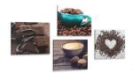 Dovido Set tablouri mirosul de cafea bună - 4x 60x60