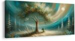 Dovido Tablou meditație sub arborele vieții - 60x30