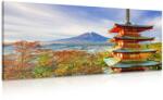 Dovido Tablou vedere la Pagoda Chureito și muntele Fuji - 140x70