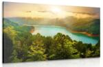 Dovido Tablou pârâu în mijlocul pădurii - 60x40