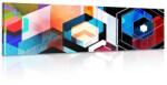 Dovido Tablou geometrie futuristă - 150x50
