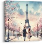 Dovido Tablou romantism pe străzile Parisului - 70x70